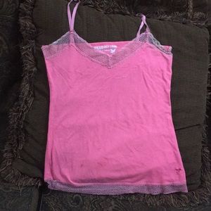 Selena Gomez pink tank top